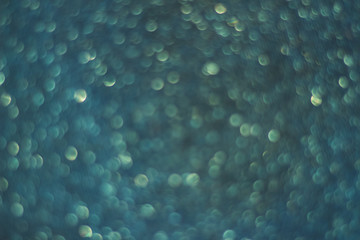 bokeh new year background christmas winter abstraction blue color round spots