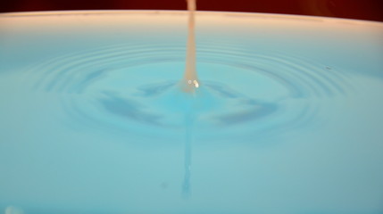 Wassertropfen, Wasser, Blau 