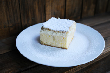Slovenia's traditional dessert is Kremna Rezina. Especially popular around Lake Bled. Travel to Slovenia