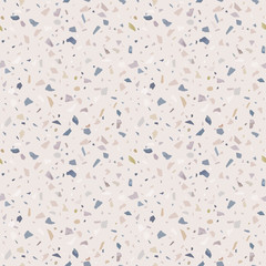 Granite stone terrazzo floor texture. Abstract  background, seamless pattern. Vector illustration.
