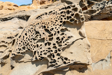 cavity structure in sand stone