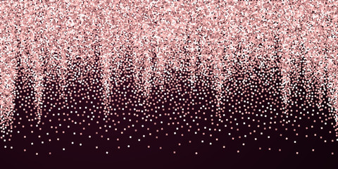 Pink gold glitter luxury sparkling confetti. Scatt