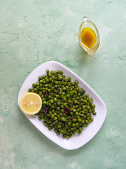 Masala Matar or Indian Spiced Peas. Indian cuisine.

