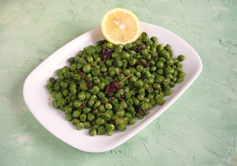 Masala Matar or Indian Spiced Peas.
