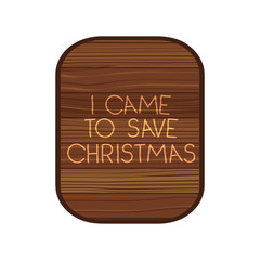rectangle on wooden with christmas message