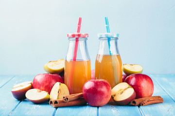 fresh organic apple cider