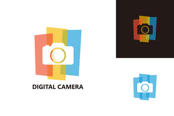 Digital Camera Logo Template Design Vector, Emblem, Design Concept, Creative Symbol, Icon