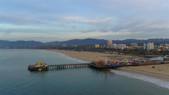 Santa Monica Pier Aerial