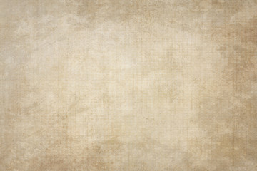 Rugged wrinkled beige brown paper background
