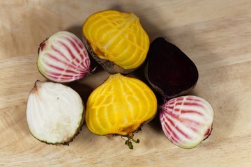 Different types of beetroot