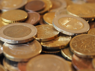 Euro coins, European Union background