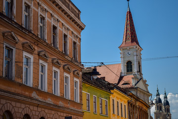Fototapeta na wymiar The City Of Sibiu, Panoramic View, Romania