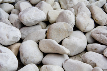 Gray river stones