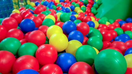 Colorful ball pit