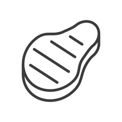 Meat vector icon in modern flat style isolated. Meat can support is good for your web design.