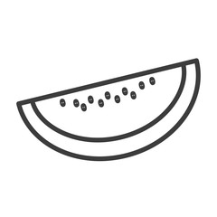 Melon vector icon in modern flat style isolated. Melon can support is good for your web design.