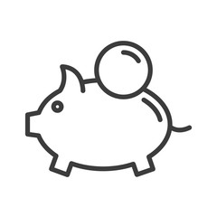 Money vector icon in modern flat style isolated. Money can support is good for your web design.