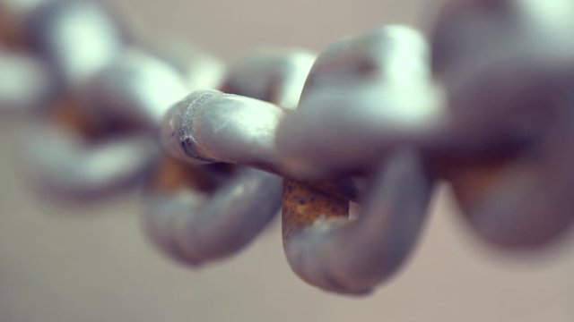 Chain Links Close-Up