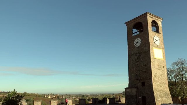 clock tower on Modena hills
