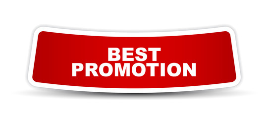 red vector banner best promotion