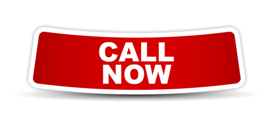 red vector banner call now