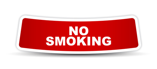 red vector banner no smoking