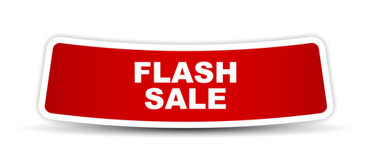 red vector banner flash sale