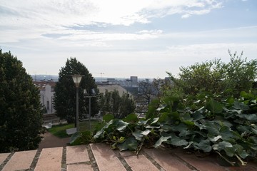 Brno, Czech Republic - Sep 12 2018: View to the streets of Brno city center. Czech Republic