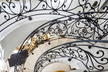 Handmade Wrought Iron Railing .luxury lobby interior