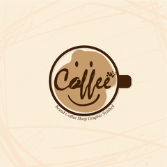 coffee shop cafe logo symbol sign graphic object