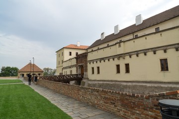 Fototapeta na wymiar Brno, Czech Republic - Sep 12 2018: Spilberk castle fortress. Brno, Czech Republic