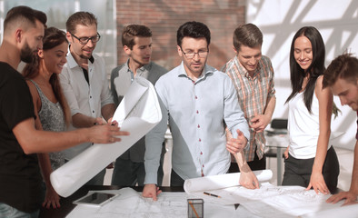 designers and architects are working on a new project