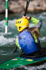whitewater kayak racing