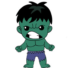 little angry little boy