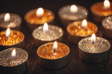 Kerzenschein zu Weihnachten