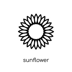 Sunflower icon from Ecology collection.