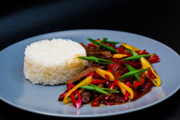 food dish sushi cocktails menu