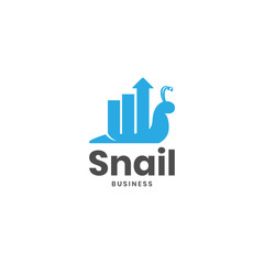 Business snail logo design concept