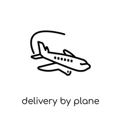 Delivery by Plane icon from Delivery and logistic collection.