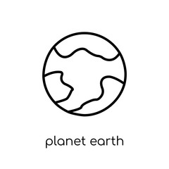 Planet earth icon from Ecology collection.