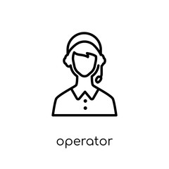 Operator icon from Delivery and logistic collection.
