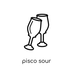Pisco Sour icon from Drinks collection.