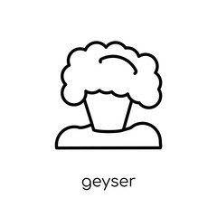 Geyser icon from Ecology collection.