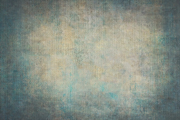 Turquoise yellow canvas hand-painted backdrops