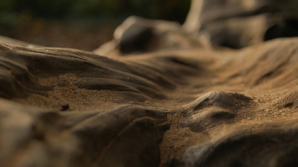 Holz auf einem Spielplatz