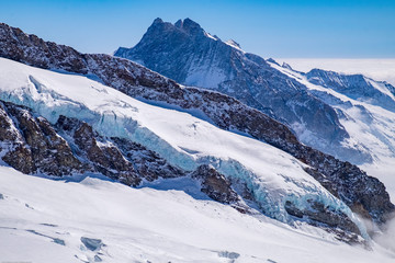 Fototapeta na wymiar Jungfrau Glacier
