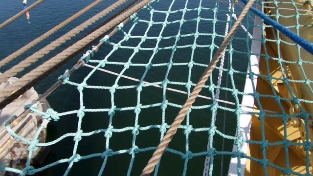 Safety Net Under The Bowsprit 