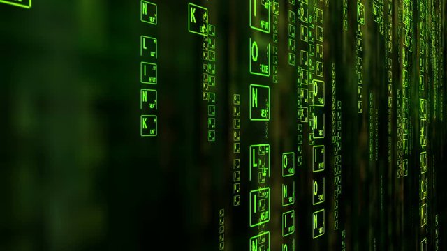 Darknet Deepweb Deep Web matrix style concept