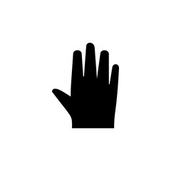 Fototapeta na wymiar Hand, fingers, gesture icon. Element of hand icon for mobile concept and web apps. Detailed Hand, fingers, gesture icon can be used for web and mobile