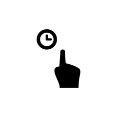 Hand, fingers, gesture, time icon. Element of hand icon for mobile concept and web apps. Detailed Hand, fingers, gesture, time icon can be used for web and mobile